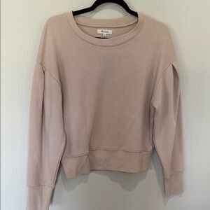 Madewell Blush Pink Crewneck Sweatshirt